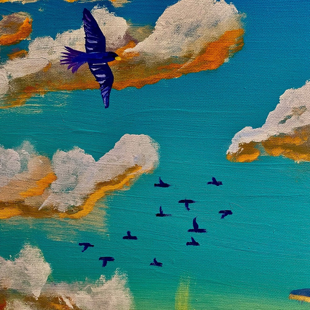 Vibrant Sunset Sailing Art Print - Picture 4 of 6
